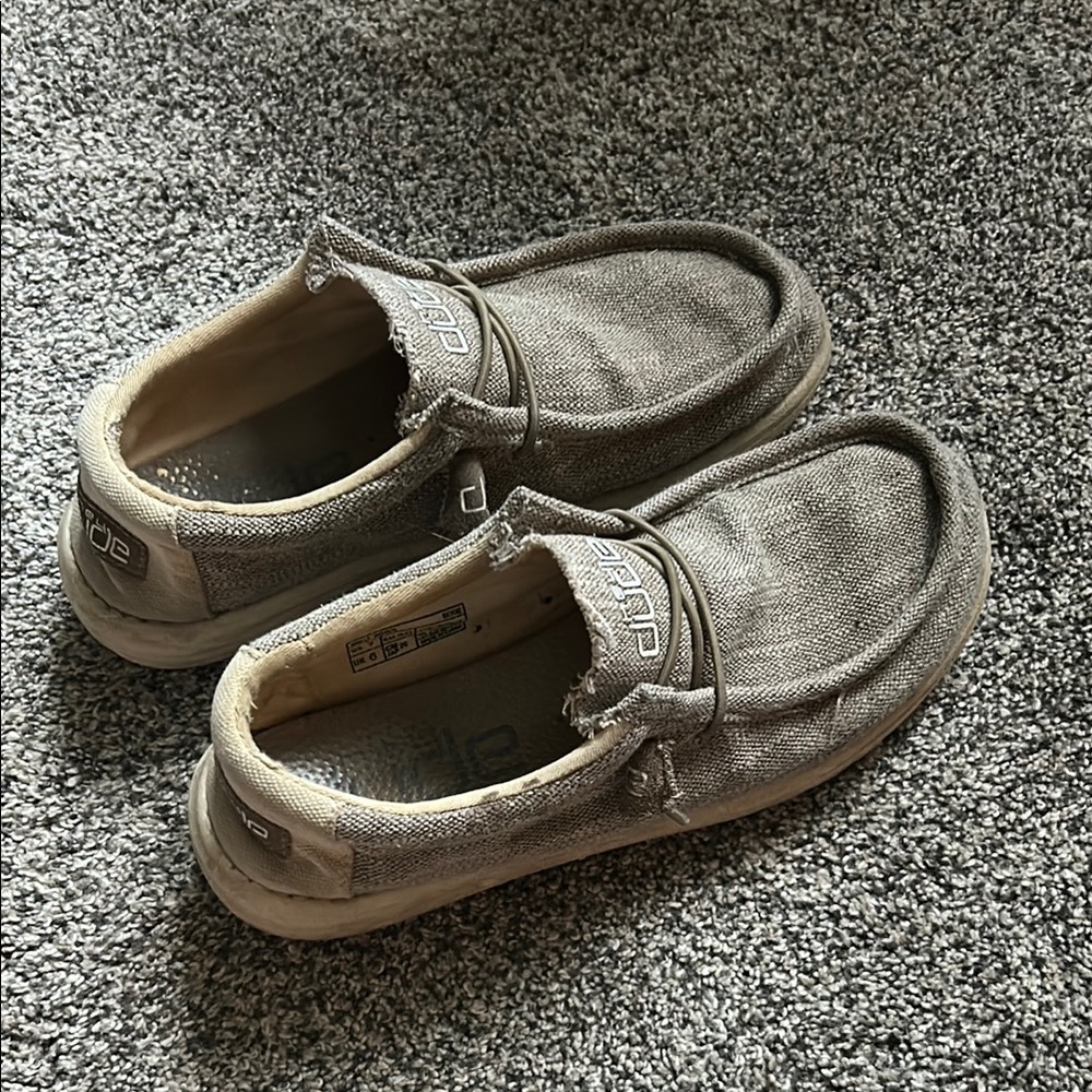 Hey Dude Wally woven beige Slip-On Shoes